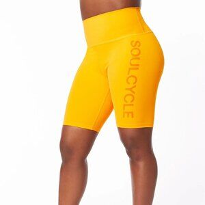 NEW size L Soul by Soulcycle Milestone Bike Short 8" Orange